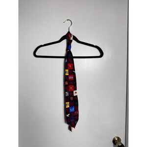Vintage NFL Football Silk Tie Men's All Over Teams Logo Necktie Made in USA Rare